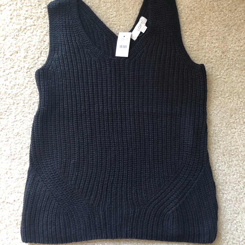 LOFT 2 sweater tank tops